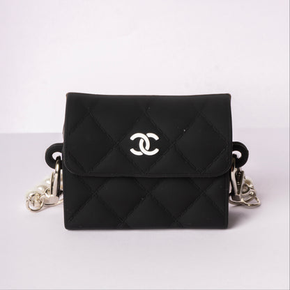 Chanel Black Handbag Silicon Cover