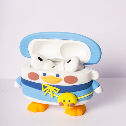 Cute Duckling Silicon Cover with 3 Caps